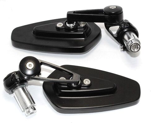Motorcycle 7/8'' Handlebar End Oval Side Rearview Mirrors FOR Kawasaki Z125 pro Z650 Z750 Z800 Z900 Z1000 ER6N ER6F FOR Suzuki GSF1250 GSF600 FOR Yamaha MT-03 MT-07 FZ-07 MT-09 in Saudi Arabia