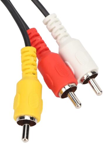 3RCAS Plug to 9 Pin Mini DIN Plug Extension Cable, Male to Male Plated Sound Video Composite Cord TV Audio Video Cable Cord for TV AV Receiver Monitor 5.9ft in Saudi Arabia