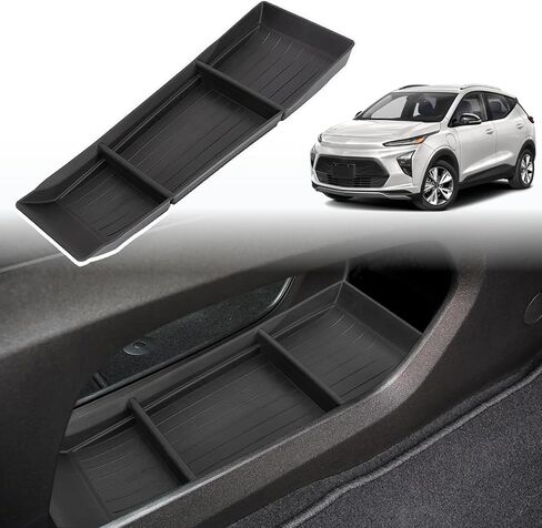 منظم وحدة التحكم المركزية متوافق مع 2022 2023 2024 Chevy Bolt EV/EUV صندوق تخزين إدراج صينية الملحقات الثانوية الداخلية (درج وحدة التحكم المركزية السفلية) in Saudi Arabia