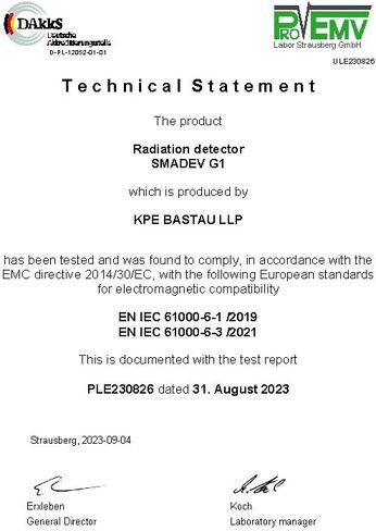 كاشف الإشعاع الخارجي G1، عداد جيجر، مقياس الجرعات مع برامج الكمبيوتر in Kuwait