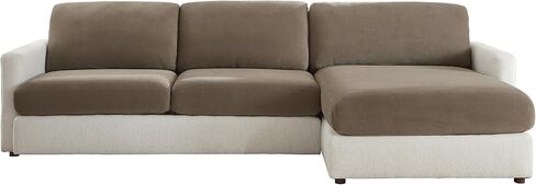 أغطية كرسي استرخاء من SureFit قابلة للتمدد، أغطية كرسي استرخاء مع قاعدة مرنة لملاءمة آمنة، يمكن غسله في الغسالة، غطاء كرسي منقوش هندسيًا باللون الزيتوني in Kuwait