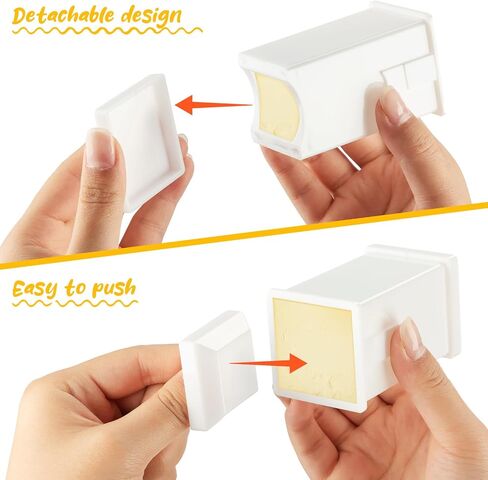 16 Pcs Butter Spreader Bulk Corn Cob Butter Holder Holds Twice The Butter for Waffles Pancakes Toast Bagel, Corn on The Cob Butter Spreader Dispenser with Cover for Storage, Easy to Clean in Saudi Arabia