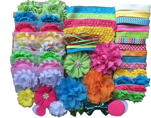 مجموعة عصابة رأس استحمام الطفل تصنع أكثر من 30 عصابة رأس، محطة عصابة رأس استحمام الطفل، مجموعة عصابة رأس DIY للأطفال - مصاصة in Kuwait