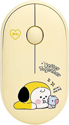 Hamee BT21 My Little Buddy Series Mouse [Computer Mouse Wireless Cute] [Silent Nano Receiver Mouse Office Birthday] [BT21 Mouse] for Laptop, iPad, MacOS, PC, Windows, Android - CHIMMY in Saudi Arabia
