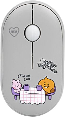 Hamee BT21 My Little Buddy Series Mouse [Computer Mouse Wireless Cute] [Silent Nano Receiver Mouse Office Birthday] [BT21 Mouse] for Laptop, iPad, MacOS, PC, Windows, Android - CHIMMY in Saudi Arabia