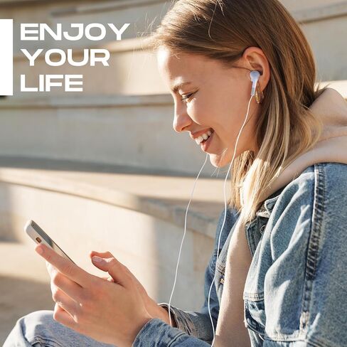 100 Pack Bulk Earbuds for Kids Students Classroom Ear Buds School Earphones Class Set Headphones Without Mic for Adults Library Laptop, Individually Bagged (White) in Saudi Arabia