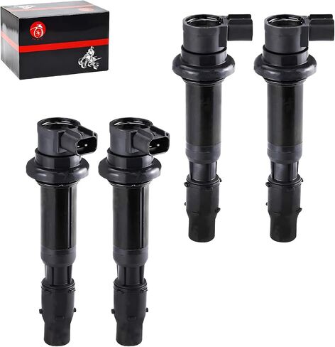 4pcs Ignition Coils For Kawasaki Ninja ZX-6R 2000-2002 Ninja ZX600 ZZR600 2005-2008 For Triumph Tiger 800 XCA/XR/XRT, Triumph 1200 Tiger, Street Triple 675 2012-2017 F6T553 in Saudi Arabia