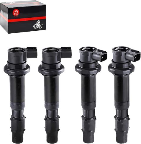 4pcs Ignition Coils For Kawasaki Ninja ZX-6R 2000-2002 Ninja ZX600 ZZR600 2005-2008 For Triumph Tiger 800 XCA/XR/XRT, Triumph 1200 Tiger, Street Triple 675 2012-2017 F6T553 in Saudi Arabia