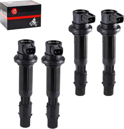 4pcs Ignition Coils For Kawasaki Ninja ZX-6R 2000-2002 Ninja ZX600 ZZR600 2005-2008 For Triumph Tiger 800 XCA/XR/XRT, Triumph 1200 Tiger, Street Triple 675 2012-2017 F6T553 in Saudi Arabia
