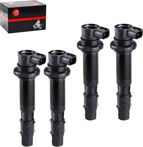4pcs Ignition Coils For Kawasaki Ninja ZX-6R 2000-2002 Ninja ZX600 ZZR600 2005-2008 For Triumph Tiger 800 XCA/XR/XRT, Triumph 1200 Tiger, Street Triple 675 2012-2017 F6T553 in Saudi Arabia