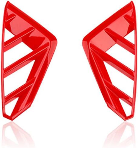 Red ABS Front Bumper Side Air Vent Cover Fog Light Lamp Decor Cover Compatible with Hyundai Elantra CN7 N Line 2022-2023 Accessories in Saudi Arabia