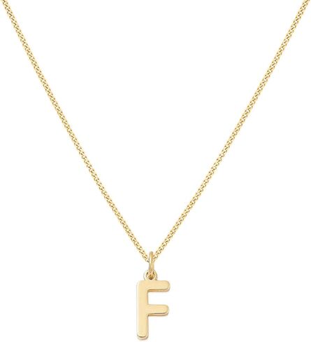 Small Letter Necklace,14K Plated Gold Dainty Initial Pendant Necklace Trendy Initial Necklaces for Women Girls in Saudi Arabia