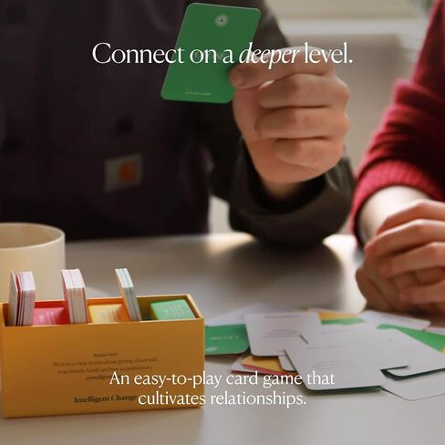 Intelligent Change Get Closer Conversation Cards for Couples, Intimacy Deck Card Game, Fun Date Night Ideas, 100 Icebreaker Couple Questions to Strengthen Bonds and Relationships in Saudi Arabia