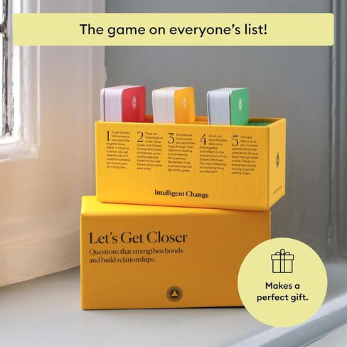 Intelligent Change Get Closer Conversation Cards for Couples, Intimacy Deck Card Game, Fun Date Night Ideas, 100 Icebreaker Couple Questions to Strengthen Bonds and Relationships in Saudi Arabia