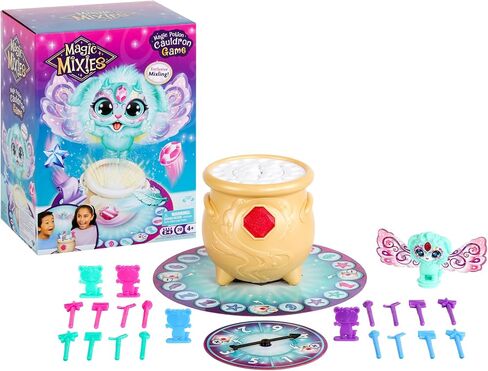 Magic Mixies Magic Potion Cauldron Game. Place The Magic Ingredients Into The Cauldron and Make The Exclusive Mixling Leap Up and Out to Win in Saudi Arabia