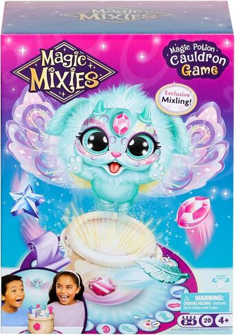 Magic Mixies Magic Potion Cauldron Game. Place The Magic Ingredients Into The Cauldron and Make The Exclusive Mixling Leap Up and Out to Win in Saudi Arabia