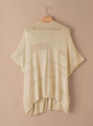 Eytino Women Plus Size Summer Cardigan Half Sleeve Open Front Lightweight Soft Knit Cardigans Sweaters Outwear(1X-5X) in Saudi Arabia
