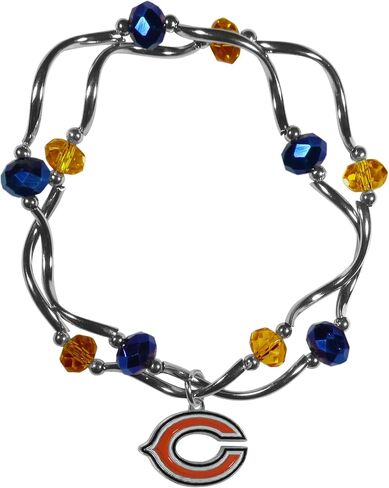 Siskiyou NFL unisex-adult Crystal Bead Bracelet in Saudi Arabia
