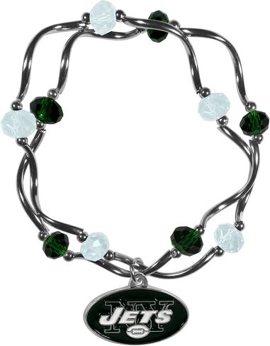 Siskiyou NFL unisex-adult Crystal Bead Bracelet in Saudi Arabia