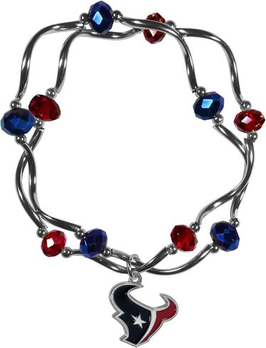 Siskiyou NFL unisex-adult Crystal Bead Bracelet in Saudi Arabia