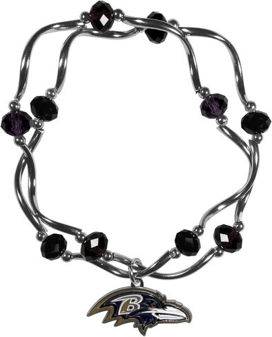 Siskiyou NFL unisex-adult Crystal Bead Bracelet in Saudi Arabia