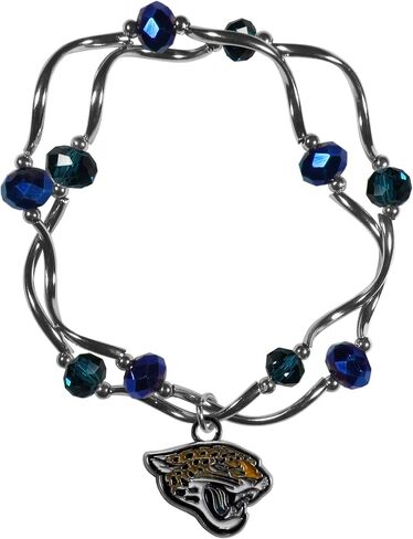 Siskiyou NFL unisex-adult Crystal Bead Bracelet in Saudi Arabia