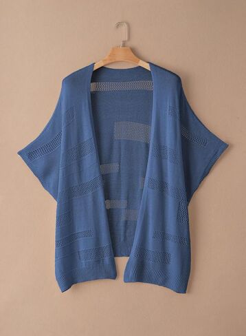 Eytino Women Plus Size Summer Cardigan Half Sleeve Open Front Lightweight Soft Knit Cardigans Sweaters Outwear(1X-5X) in Saudi Arabia