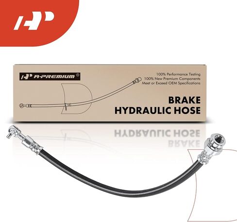 A-Premium Front Driver Brake Hydraulic Hose Compatible with Mazda Models - Miata 1990-1997, 1999-2005 1.6L 1.8L - Replace# NA7543820A in Saudi Arabia