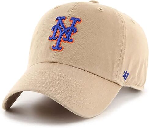 '47 New York Mets Clean Up Adjustable Strapback Khaki Hat in Saudi Arabia