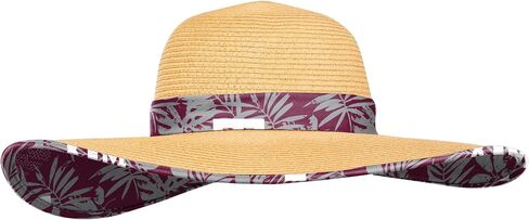 FOCO Women's NCAA College Ladies Team Logo Floral Straw Sun Hat in Saudi Arabia