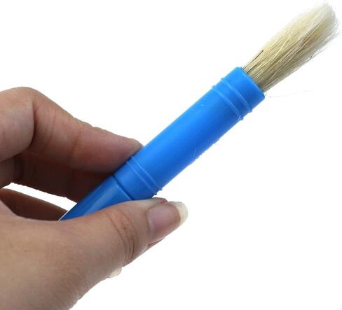 مجموعة فرش الرسم الفنية السمينة توفر فرشاة بشعيرات خنزير قابلة للغسل بطول 17 سم/6.69 بوصة لطلاب مرحلة ما قبل المدرسة طلاء درجات الحرارة المدرسية للمبتدئين هدية فنية من الأكريليك، زيت 10 قطع بألوان متنوعة in Kuwait