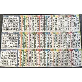 The Ticket Gurus-Bingo Paper Game Cards - 3 Cards per Sheet - 25 Sheets - 50 Books of 25 Sheets
