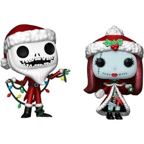 Funko Pop! Disney: NBC Nightmare Before Christmas - Santa Jack & Sally *Diamond* 2-Pack Shop Exclusive