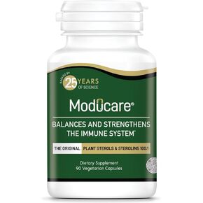 Moducare Daily Immune Support, Plant Sterol Dietary Supplement, 180 Vegetarian Capsules (Packing May Vary)