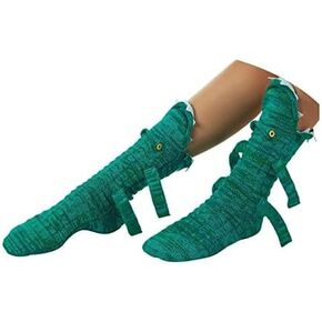 allshope Crazy Funny Socks For Women Men Novelty Knit Graphic Winter Warm Feet Socks Cute Christmas Birthday Party Gifts