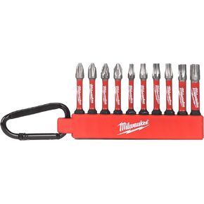 Milwaukee - Shockwave Impact Duty Screwdriver Bit Carabiner Set 10 piece
