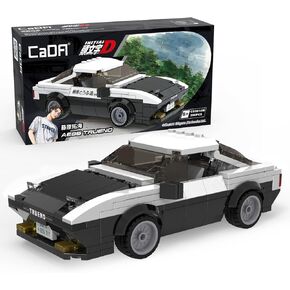 CaDA Initial D Mazda RX7-FD Toy Car Building Sets, Officially Authorized Collectible Model Car Toy Building Blocks, Building Toys Speed Racing Car Gift for Car Fans and Kids Age 8+