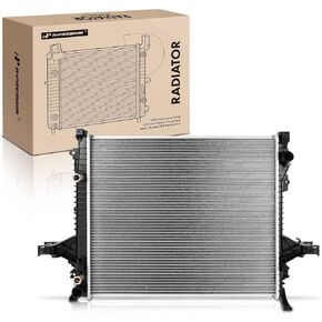 A-Premium Engine Coolant Radiator Assembly with Transmission Oil Cooler Compatible with Volvo XC60 2010-2011, S80 2011, XC90 2003-2014, 2.5L 2.9L 3.2L, Automatic Trans., Replace# 31293550, 8602867