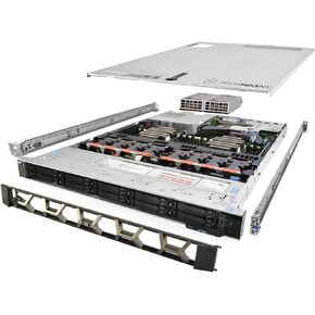 TechMikeNY Server 2X Gold 6150 2.70Ghz 36-Core 768GB H730 Rails PowerEdge R640 NVMe (Renewed)