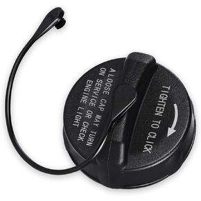 Pack-1 غطاء غاز وقود السيارة، غطاء حشو خزان الوقود، لغطاء خزان الوقود كرايسلر دودج، 52030377AB 5278632AG جزء استبدال غطاء خزان الوقود (أسود) in Kuwait