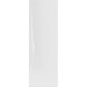 Plymor 2" x 6" (Pack of 100), 2 Mil Flat Open Clear Plastic Poly Bags