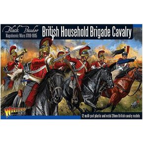 Black Powder British Household Brigade Cavalry Figures 18th & 19th Century Military Wargaming Plastic Model Kit 302011001