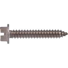 823120 Stainless Steel Hex Washer Head Slotted Sheet Metal Screw, 12-Inch x 1-1/2-Inch, 100-Pack