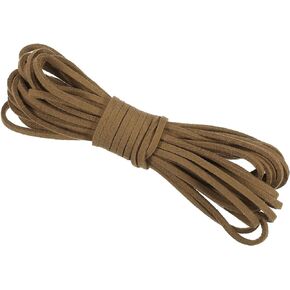 PATIKIL 5.5 Yards x 3mm Faux Suede Leather Cord, Leather Lace String for Bracelet Necklace Beading Making DIY Crafts, Beige