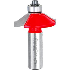 Freud 99-470: 1-1/2" (Dia.) Reversible Wainscoting Bit with 1/2" Shank, One Size, Perma-SHIELD Coating Red