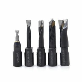 Solid Carbide Bit for Domino Jointing Machines Cutter Set Includes 5 Solid Carbide Bits with Diameters of 4mm,5mm,6mm,8mm and 10mm, 5Pcs