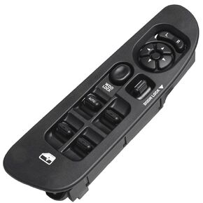56049805AB Master Power Window Switch and Bezel, Window Switch Driver Side Compatible with 02-10 Dodge Ram 1500 2500 3500,01-04 Dodge Dakota,01-03 Dodge Durango,05-09 Dodge Sprinter (Black)