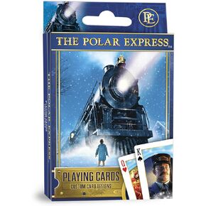 MasterPieces Family Games - The Polar Express Playing Cards - Officially Licensed Playing Card Deck for Adults, Kids, and Family