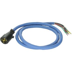 Bargman 54006-009 7-Way Trailer Connector, Yellow