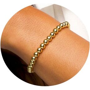 Gold Bracelets for Women 18K Dainty Gold Stackable Bracelets for Girls Cubic Zirconia Tennis Bracelet Simple Layered Shiny Rope Chain Bracelet Trendy Jewelry Gifts